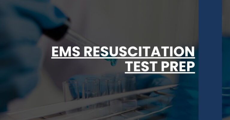 EMS Resuscitation Test Prep Feature Image