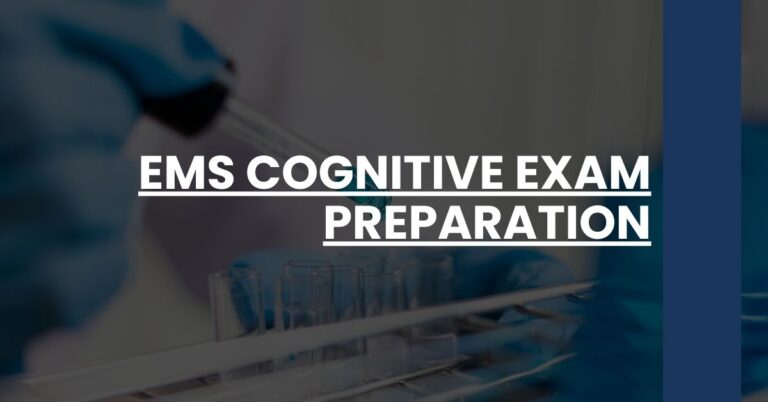 EMS Cognitive Exam Preparation Feature Image