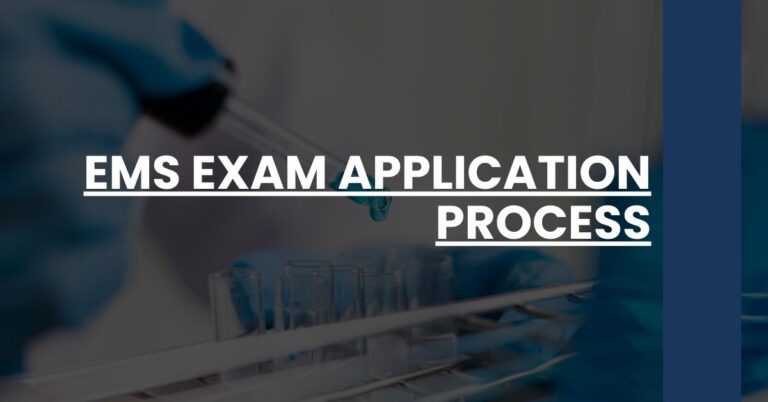 EMS Exam Application Process Feature Image